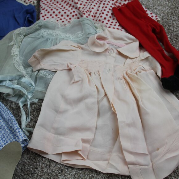 Chatty Cathy Baby Doll Clothes Clothing Dress Lot Vintage 1960's MUTE Flaws - Picture 4 of 16